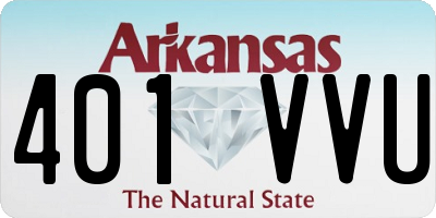 AR license plate 401VVU