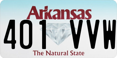 AR license plate 401VVW