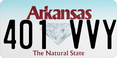 AR license plate 401VVY