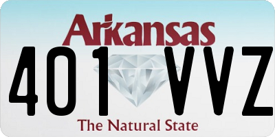 AR license plate 401VVZ
