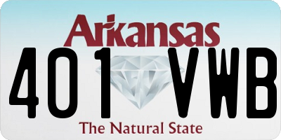 AR license plate 401VWB