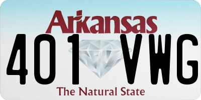 AR license plate 401VWG