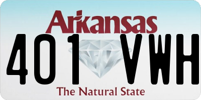 AR license plate 401VWH