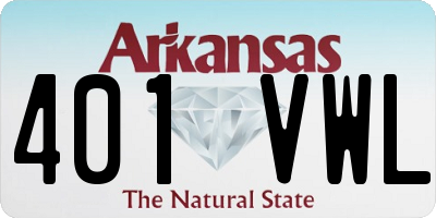 AR license plate 401VWL