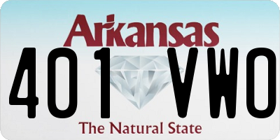 AR license plate 401VWO