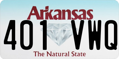 AR license plate 401VWQ