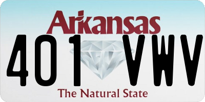 AR license plate 401VWV