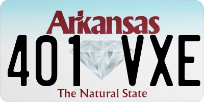 AR license plate 401VXE