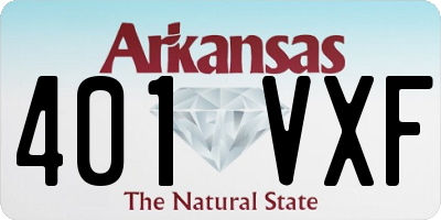 AR license plate 401VXF