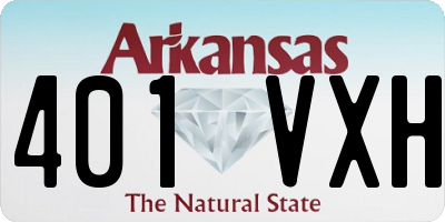 AR license plate 401VXH