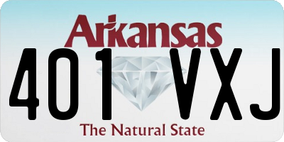 AR license plate 401VXJ