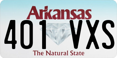 AR license plate 401VXS