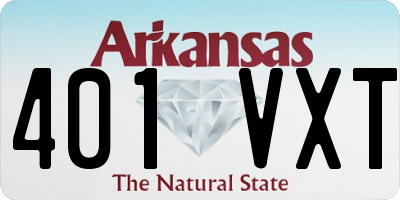 AR license plate 401VXT