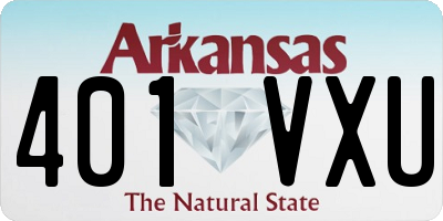 AR license plate 401VXU