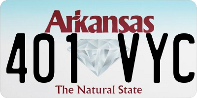 AR license plate 401VYC