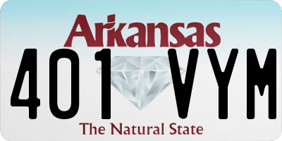 AR license plate 401VYM
