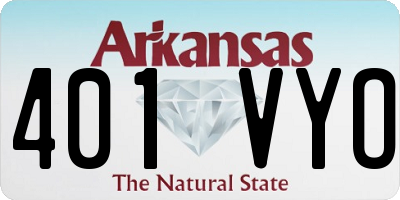 AR license plate 401VYO