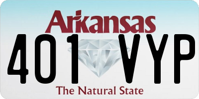 AR license plate 401VYP