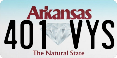 AR license plate 401VYS