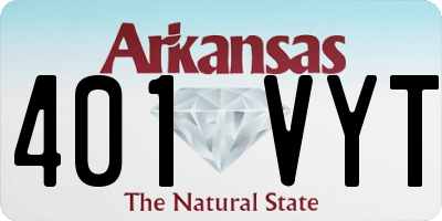 AR license plate 401VYT