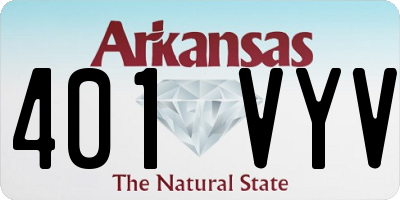 AR license plate 401VYV