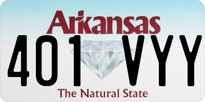 AR license plate 401VYY