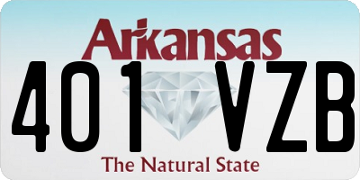 AR license plate 401VZB