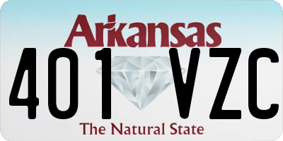 AR license plate 401VZC