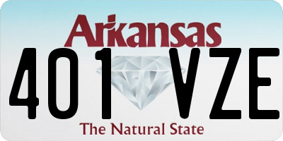 AR license plate 401VZE