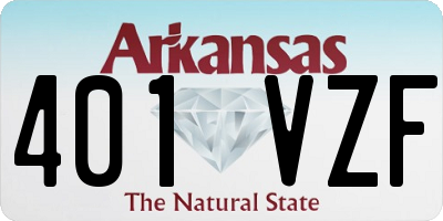 AR license plate 401VZF