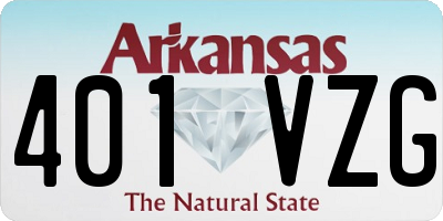 AR license plate 401VZG