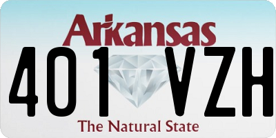 AR license plate 401VZH
