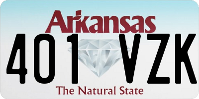 AR license plate 401VZK