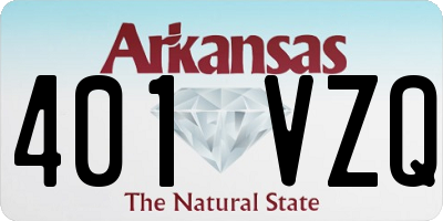 AR license plate 401VZQ