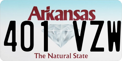 AR license plate 401VZW