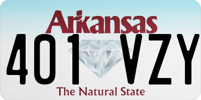 AR license plate 401VZY