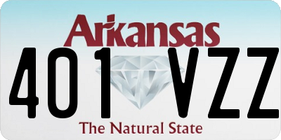 AR license plate 401VZZ