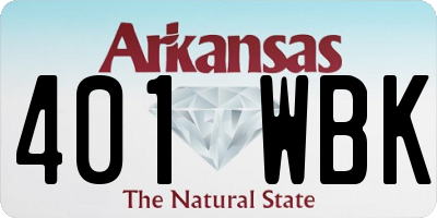 AR license plate 401WBK