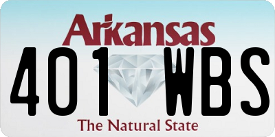 AR license plate 401WBS