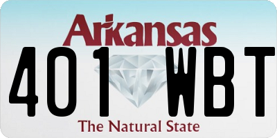 AR license plate 401WBT
