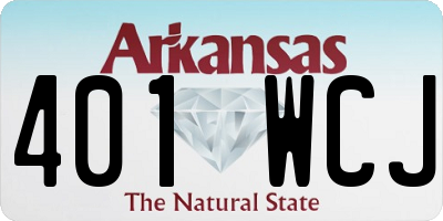 AR license plate 401WCJ