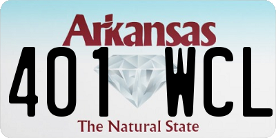 AR license plate 401WCL