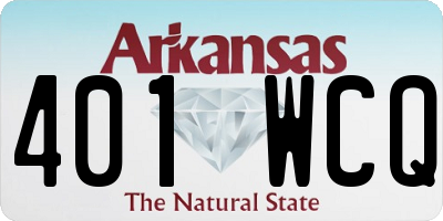 AR license plate 401WCQ