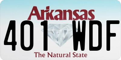 AR license plate 401WDF