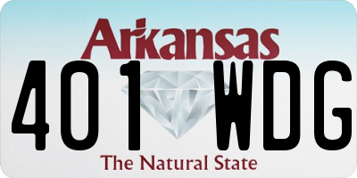 AR license plate 401WDG