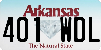 AR license plate 401WDL