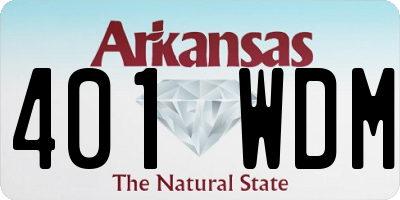 AR license plate 401WDM