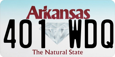 AR license plate 401WDQ