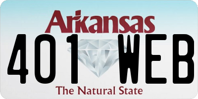 AR license plate 401WEB
