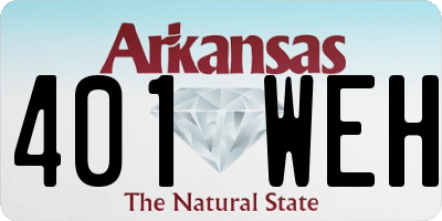 AR license plate 401WEH